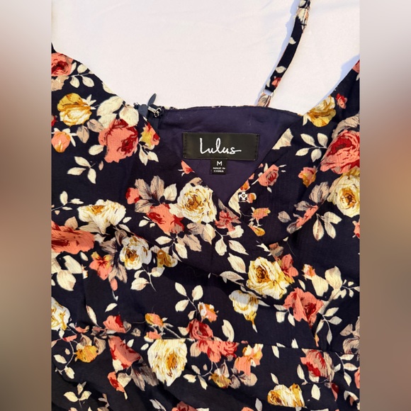 Lulu's Floral Maxi Dress - Picture 3 of 3